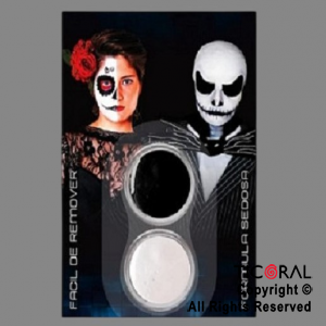 MAQUILLAJE ARTISTICO NEGRO BLANCO (4GR SET X 2) x 1